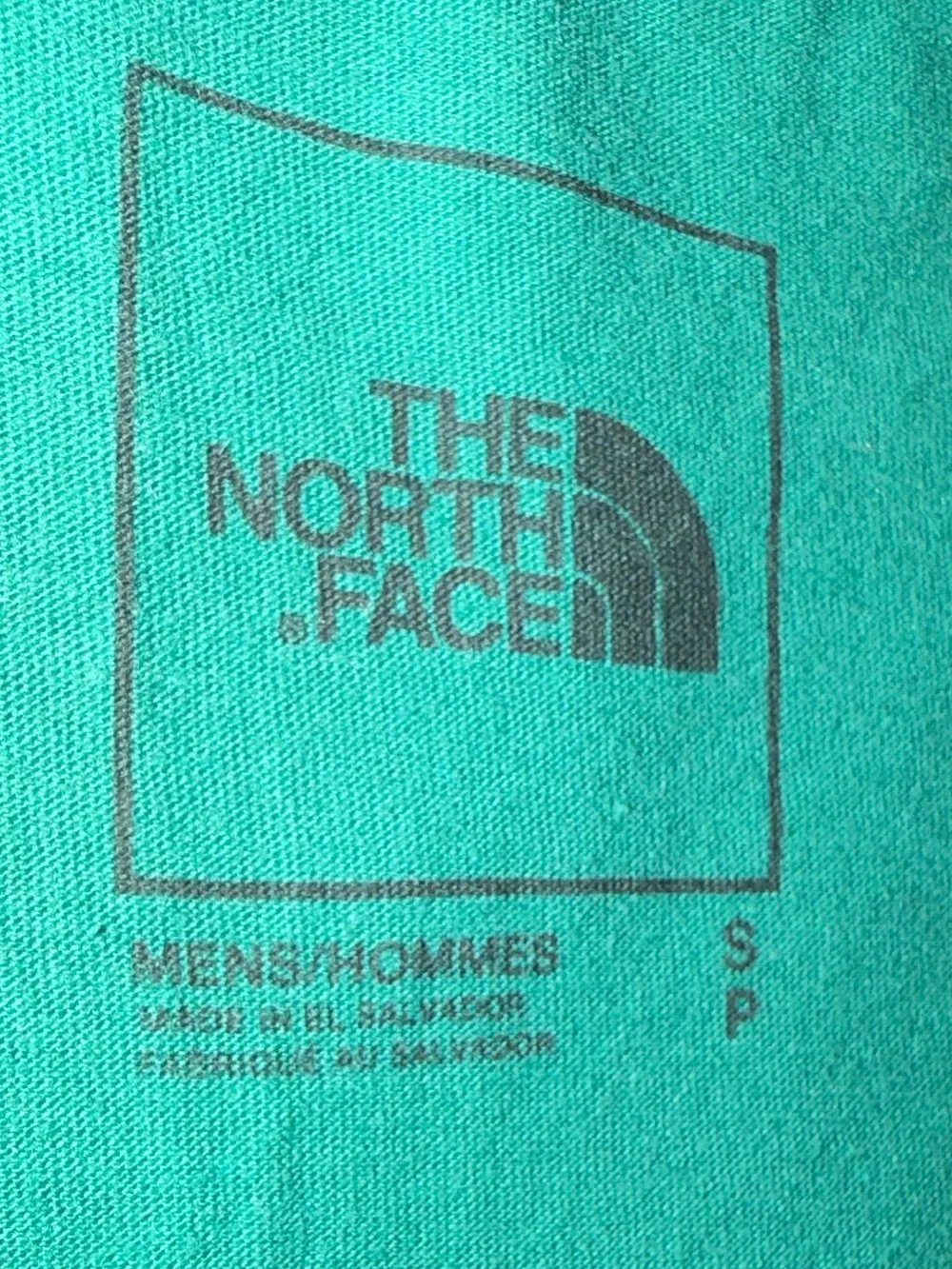 The North Face Men's Long Sleeve Logo Tee - Green- Small